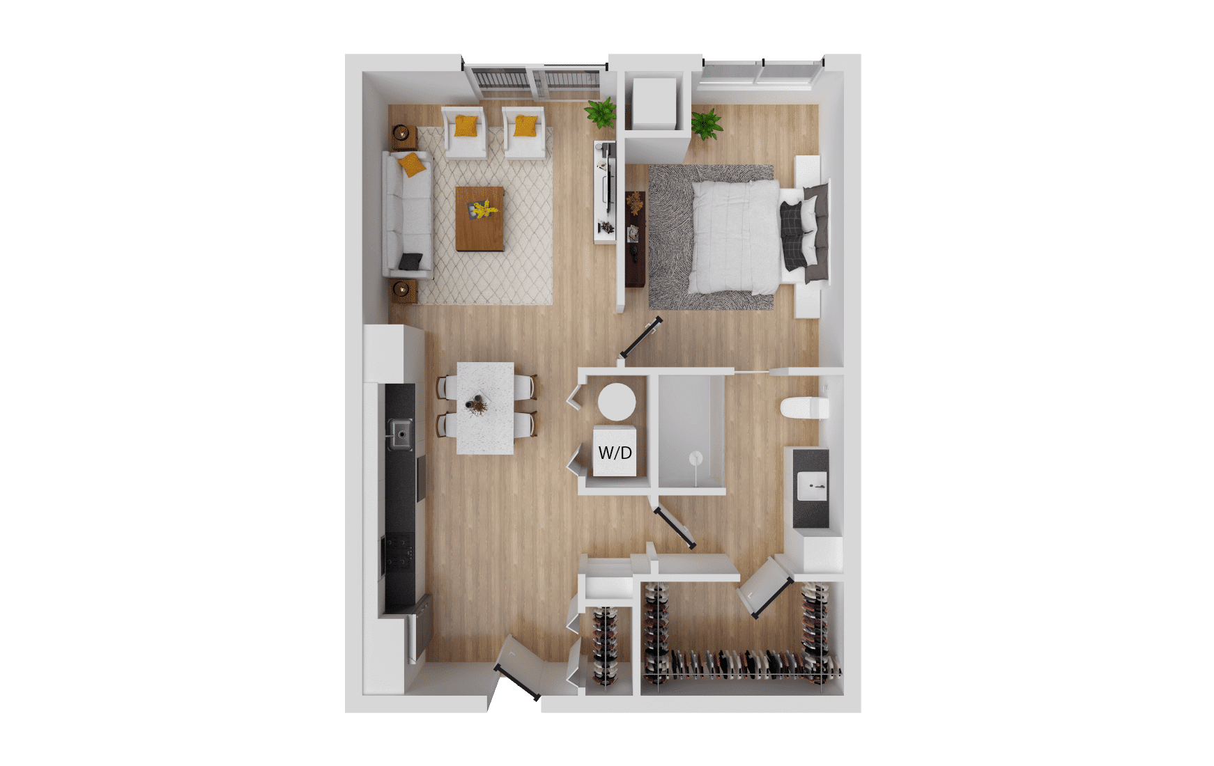 Floor Plans 1 Bedroom Apartments Colorado Springs VIM
