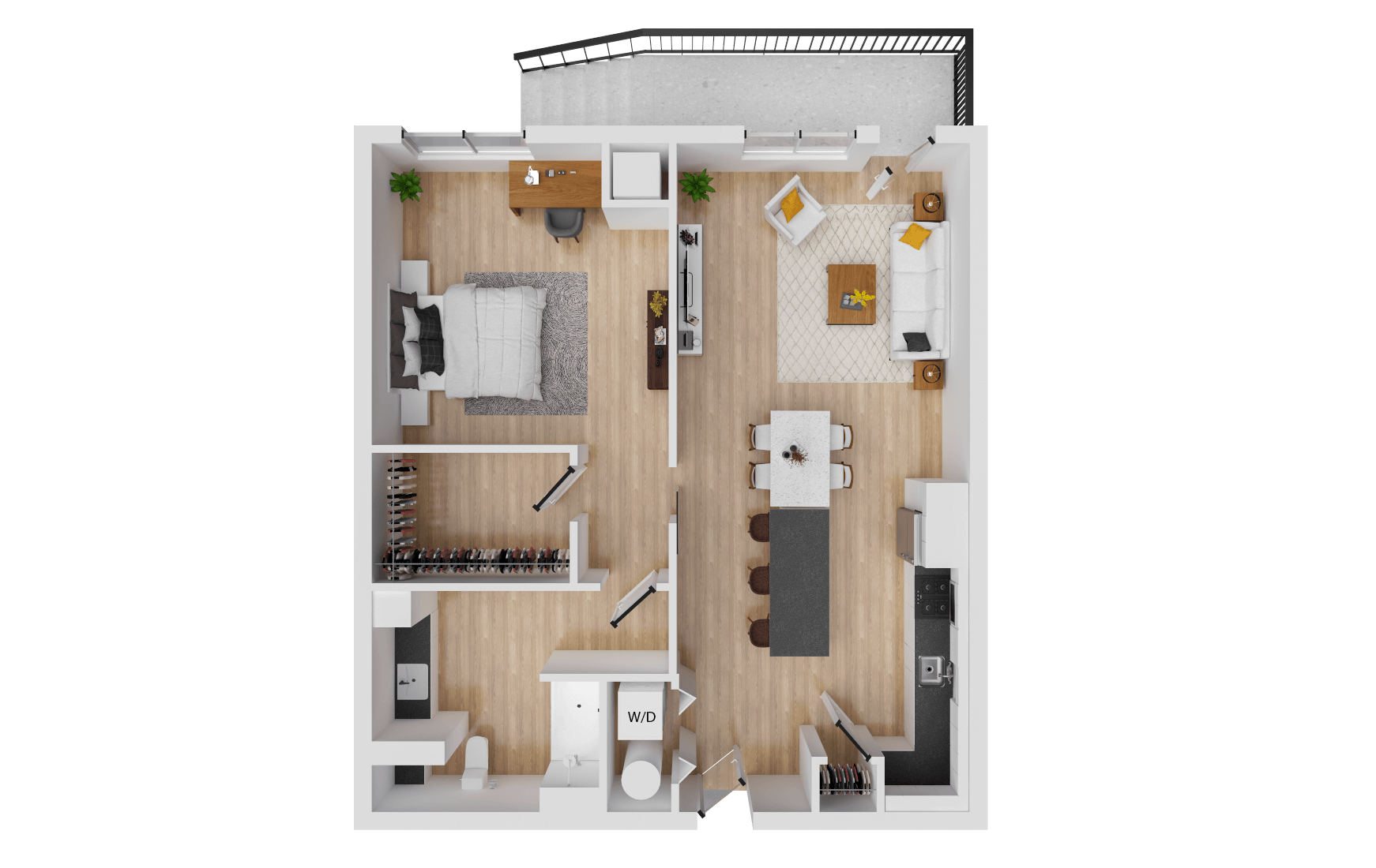 Floor Plans 1 Bedroom Apartments Colorado Springs VIM
